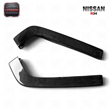 For 1999-2002 Skyline R34 GTR Nism NI Style Carbon Fiber Rear Spats For 1999-2002 Skyline R34 GTR Nism NI Style Carbon Fiber Rear Spats