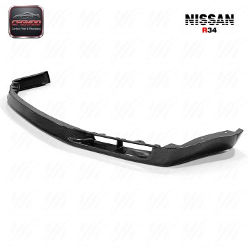 FOR R34 GTR OEM Standard Carbon Fiber Front Bumper Bottom Lip FOR R34 GTR OEM Standard Carbon Fiber Front Bumper Bottom Lip
