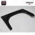 FOR SKYLINE R34 GTR REAR BUMPER EXHAUST HEATSHIELD SURROUND CARBON FIBER BLACK NEW 1998-2008