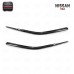 Carbon Fiber Car Wind Deflector (Pair) 2Pcs Black for Nissan Skyline R34 GT-R with Easy Installation