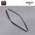 Carbon Fiber Car Wind Deflector (Pair) 2Pcs Black for Nissan Skyline R34 GT-R with Easy Installation