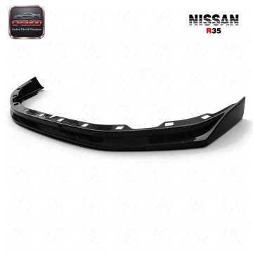 For 2008-2011 R35 GTR CBA Zele Performance Style Carbon Fiber Front Lip For 2008-2011 R35 GTR CBA Zele Performance Style Carbon Fiber Front Lip