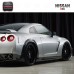 For R35 WALD REAR FENDER FLARE Carbon CF