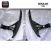 For 2008-2014 R35 GTR GTR35 at Style Matte Black Carbon Fiber Smooth Steering Wheel Shifter Extension