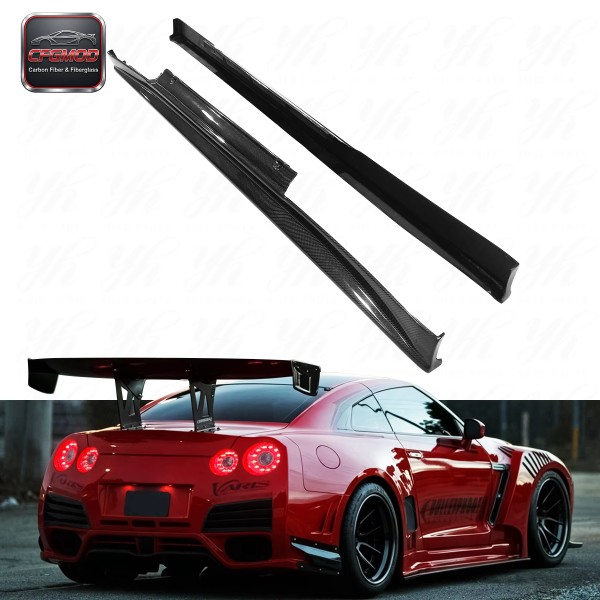 For R35 GTR Zele-performance Carbon Fiber Side Skirt For R35 GTR Zele-performance Carbon Fiber Side Skirt