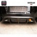 For Skyline R35 GTR Wald Style Carbon Fiber Rear Bumper Diffuser Addon