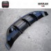 For Skyline R35 GTR Wald Style Carbon Fiber Rear Bumper Diffuser Addon