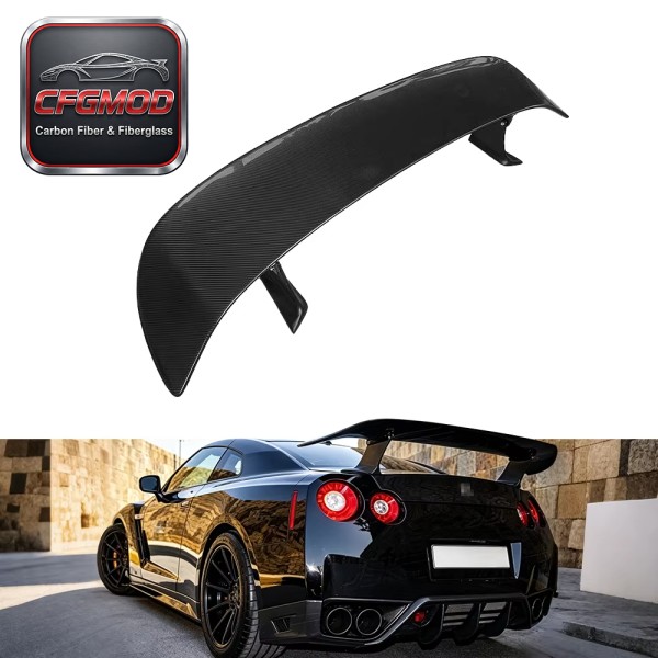 FOR R35 GTR Front Bumper Carbon Fiber Nose Cover FOR R35 GTR Front Bumper Carbon Fiber Nose Cover