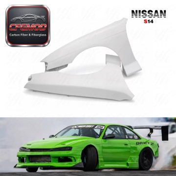 FOR S14A OEM Glass Fiber Front Fenders(Pair) FOR S14A OEM Glass Fiber Front Fenders(Pair)