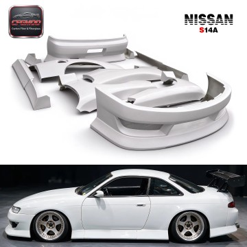 White S14A BN-Sports FRP Body Kits for 200 SX (1993-1999) New