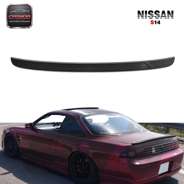 For S14 S14A Origin Carbon Fiber Boot Lip