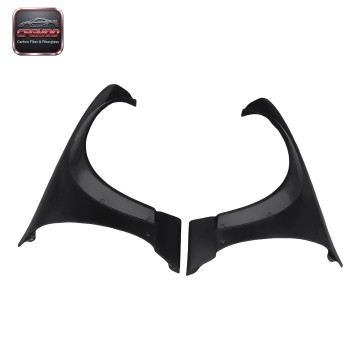 Carbon Fiber 1995-1998 S14 Zenki S14A Kouki Rocket Bunny V2 Front Fender with High Glossy Finish Black