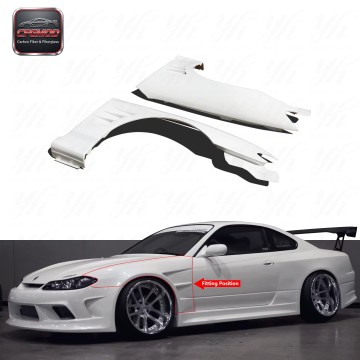High Quality White Glass Fiber Front Fenders (Pair) for S15 CFGMOD Brand Customized Car