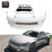 Rocket Bunny Style Unpainted FRP Widebody Kit Front Bumper Fender Flares Diffuser Spoiler for Nissan Silvia S15 Coupe