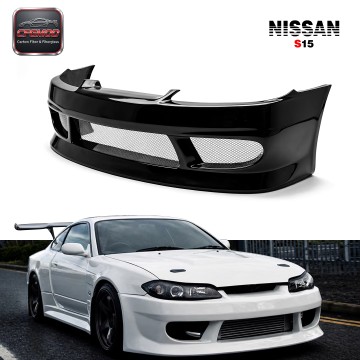 White Glass Fiber Front Bumper with Gel Coat Finish for Silvia S15 VX Vertex Style-Retrofit/Upgrade
