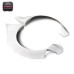 For for 1999-2002 S15 Silvia Rocket Bunny Black High Polished Glass Fiber Rear Fender FRP
