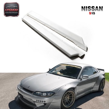 For S15 Rocket Bunny Side Skirts (pair) Glass Fiber FRP For S15 Rocket Bunny Side Skirts (pair) Glass Fiber FRP
