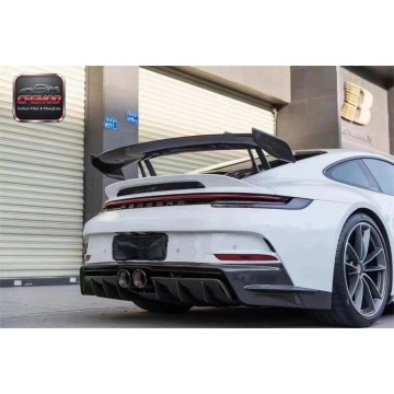 GT3 Style Dry Carbon Fiber Rear Wing Spoiler with Decklid for Porsche 911 992.1 Carrera Trunk Hood Tuning Parts GT3 Style Dry Carbon Fiber Rear Wing Spoiler with Decklid for Porsche 911 992.1 Carrera Trunk Hood Tuning Parts