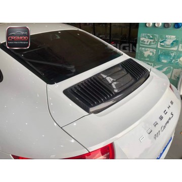 Carbon Fiber Rear Engine Grille Cover for Porsche 911 Turbo Turbos Rear Decklid Bonnet Tuning Parts Carbon Fiber Rear Engine Grille Cover for Porsche 911 Turbo Turbos Rear Decklid Bonnet Tuning Parts