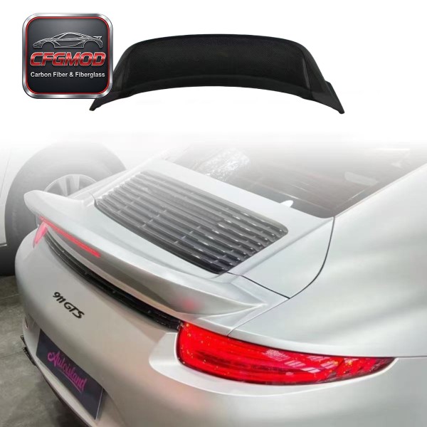 Retro Style Carbon Fiber Ducktail Spoiler for Porsche 911 991.1 Rear Trunk Wing Decklid Tuning Parts Retro Style Carbon Fiber Ducktail Spoiler for Porsche 911 991.1 Rear Trunk Wing Decklid Tuning Parts