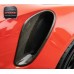 ED Style Carbon Fiber Rear Fender Vents Air Intakes for Porsche 911 991.2 Turbo TurboS Side Quarter Panel Vents Tuning Parts