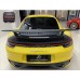 SD Style Carbon Fiber and Primer Rear Wing Spoiler for Porsche 911 992 Carrera Trunk Decklid Tuning Parts