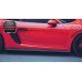 GT4 Style Dry Carbon Fiber Rear Side Vents Air Intakes for Porsche 981 Boxster Cayman Side Quarter Panel Vents Tuning Parts