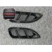 GT4 Style Dry Carbon Fiber Rear Side Vents Air Intakes for Porsche 718 Boxster Cayman Side Quarter Panel Vents Tuning Parts