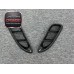 GT4 Style Dry Carbon Fiber Rear Side Vents Air Intakes for Porsche 718 Boxster Cayman Side Quarter Panel Vents Tuning Parts