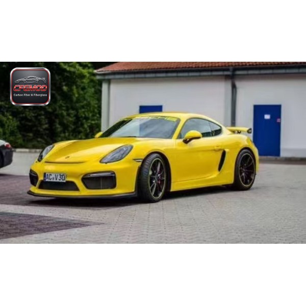GT4 Style Carbon Fiber and Primer Body Kit Front Bumper Rear Diffuser Wing for Porsche 981 Cayman Boxster Tuning Parts GT4 Style Carbon Fiber and Primer Body Kit Front Bumper Rear Diffuser Wing for Porsche 981 Cayman Boxster Tuning Parts