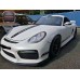 GT4 Style Carbon Fiber and Primer Body Kit Front Bumper Rear Diffuser Wing for Porsche 981 Cayman Boxster Tuning Parts