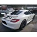 GT4 Style Carbon Fiber and Primer Body Kit Front Bumper Rear Diffuser Wing for Porsche 981 Cayman Boxster Tuning Parts