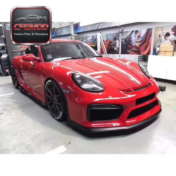 GT4 Style Carbon Fiber and Primer Body Kit Front Bumper Rear Diffuser Wing for Porsche 987 Cayman Boxster Tuning Parts GT4 Style Carbon Fiber and Primer Body Kit Front Bumper Rear Diffuser Wing for Porsche 987 Cayman Boxster Tuning Parts