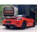 Up-kick Style Dry Carbon Fiber Rear Wing Spoiler Ducktail for Porsche 718 Boxster Cayman Trunk Lip Tuning Parts