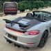 Hump Style Carbon Fiber Rear Wing Spoiler Ducktail for Porsche 981 718 Boxster Cayman Trunk Lip Tuning Parts