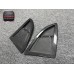 GT4 RS Style Dry Carbon Fiber Rear Quarter Window Louvers Air Vents for Porsche 718 Cayman Side Window Scoops Tuning Parts