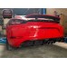 GT4 Style Dry Carbon Fiber Rear Lip Diffuser for Porsche 718 Boxster Cayman Rear Bumper Splitter Tuning Parts