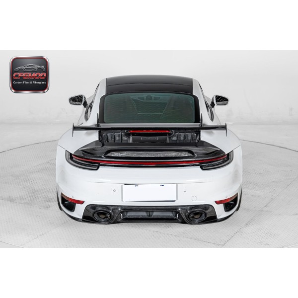 For Porsche 911 992 GT3 2019-2024 Dry Carbon Fiber Rear Wing Risers Base Mount Replacement For Porsche 911 992 GT3 2019-2024 Dry Carbon Fiber Rear Wing Risers Base Mount Replacement
