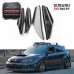 For Impreza GDB WRX/STI Glass Fiber Front Bumper Splitter Canard 4Pcs