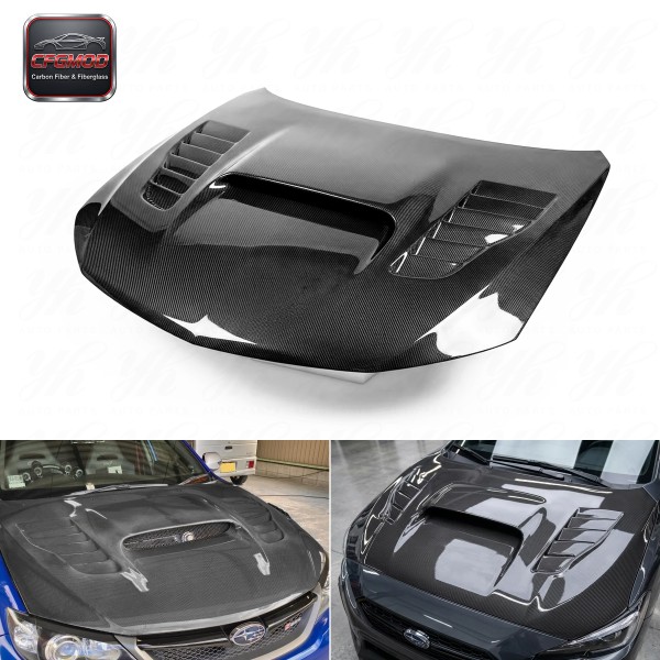 For GRB GVB WRX STI CS Style Hood Bonnet Engine Hood in Carbon Fiber Material For GRB GVB WRX STI CS Style Hood Bonnet Engine Hood in Carbon Fiber Material