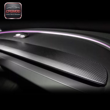 Carbon Fiber Dashboard Panel Trim Overlay for 2023-2025 Tesla Model 3 Highland