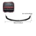 Dry Carbon Fiber V Design Front Spoiler Lip Body Kit for Tesla Model 3 2018 2019 2020