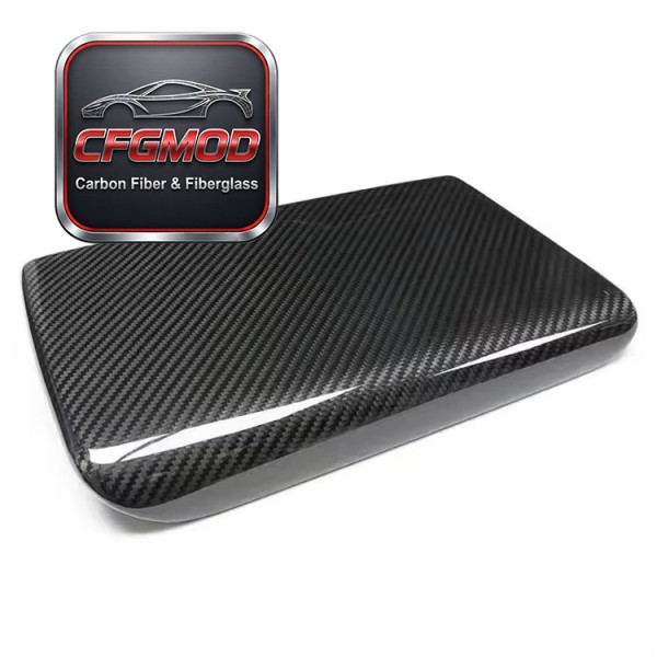 Dry Carbon Fiber Center Console Armrest Box Cover Interior Trim for Tesla Model 3 Y S X Dry Carbon Fiber Center Console Armrest Box Cover Interior Trim for Tesla Model 3 Y S X