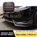 Dry Carbon Fiber Front Chin Spoiler Lip Body Kit for Tesla Model 3 Exterior Accessories
