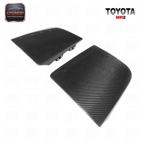 1999-2007 MR2 SW20 OEM Carbon Fiber Rear Headlight Cover (Pair) Black 1999-2007 MR2 SW20 OEM Carbon Fiber Rear Headlight Cover (Pair) Black