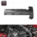 Glossy Carbon Fiber Engine Ignition Plug Valve Cover Trim for Toyota Supra MK4 1993-1998 2JZ NON-VVTI Twin Tu