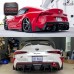 Blade Style Carbon Fiber Rear Bumper Diffuser Lip for Toyota Supra MKV A90 A91 GR Supra Rear Lower Splitter Tuning Parts