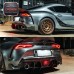 Blade Style Carbon Fiber Rear Bumper Diffuser Lip for Toyota Supra MKV A90 A91 GR Supra Rear Lower Splitter Tuning Parts