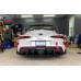 Blade Style Carbon Fiber Rear Bumper Diffuser Lip for Toyota Supra MKV A90 A91 GR Supra Rear Lower Splitter Tuning Parts