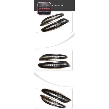 Dry Carbon Fiber Hood Vent Side Air Outlet Trim Kit for Toyota Supra A90 A91 GR Supra Bonnet Vents Exterior Accessories